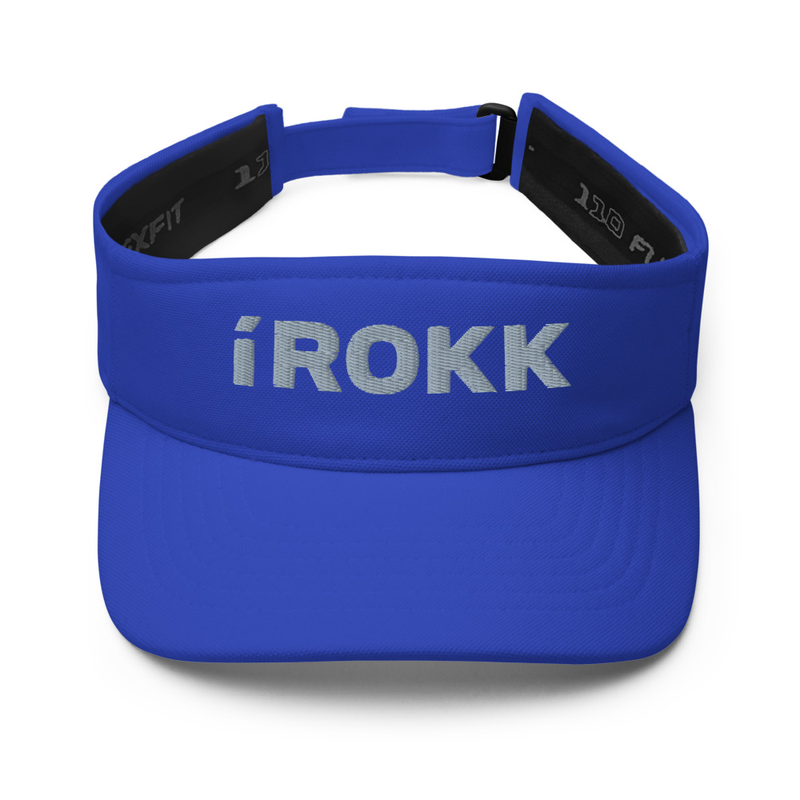 Kasvot Vaxt í Rokk Embroidered Flexfit Visor