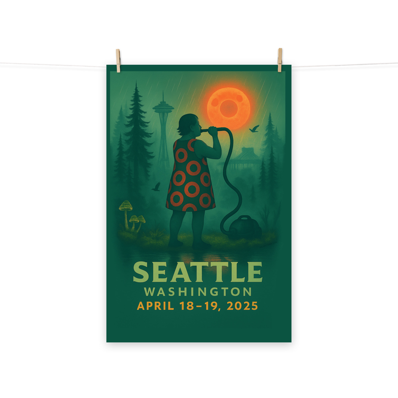 Phish Poster Spring Tour 2025 Seattle Washington Lot Poster Phish Print