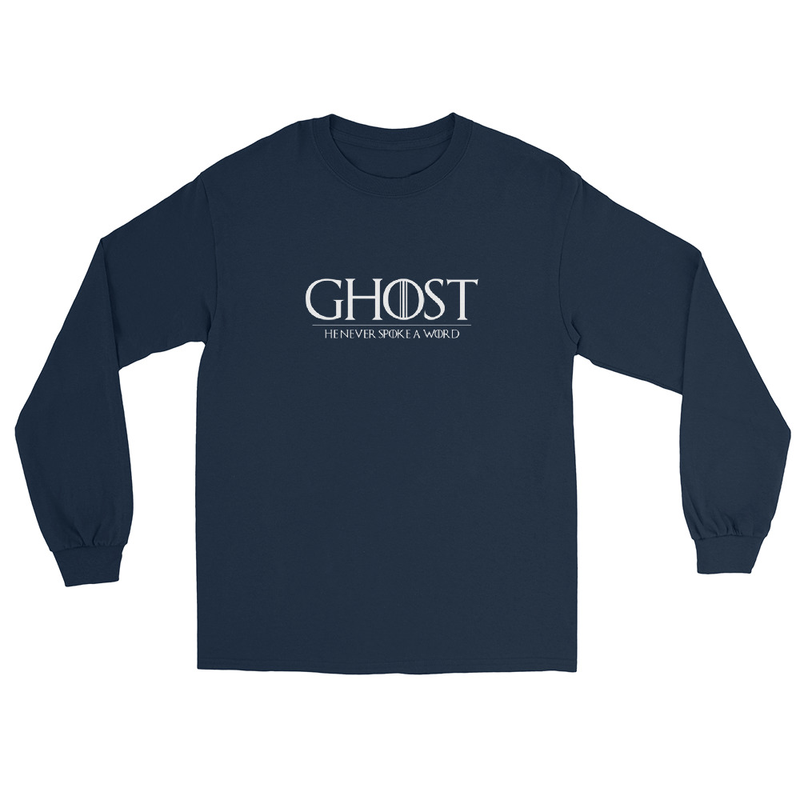 Ghost He Never Spoke a Word Long Sleeve Shirt