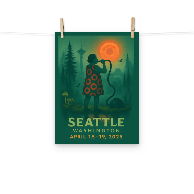 Phish Poster Spring Tour 2025 Seattle Washington Lot Poster Phish Print