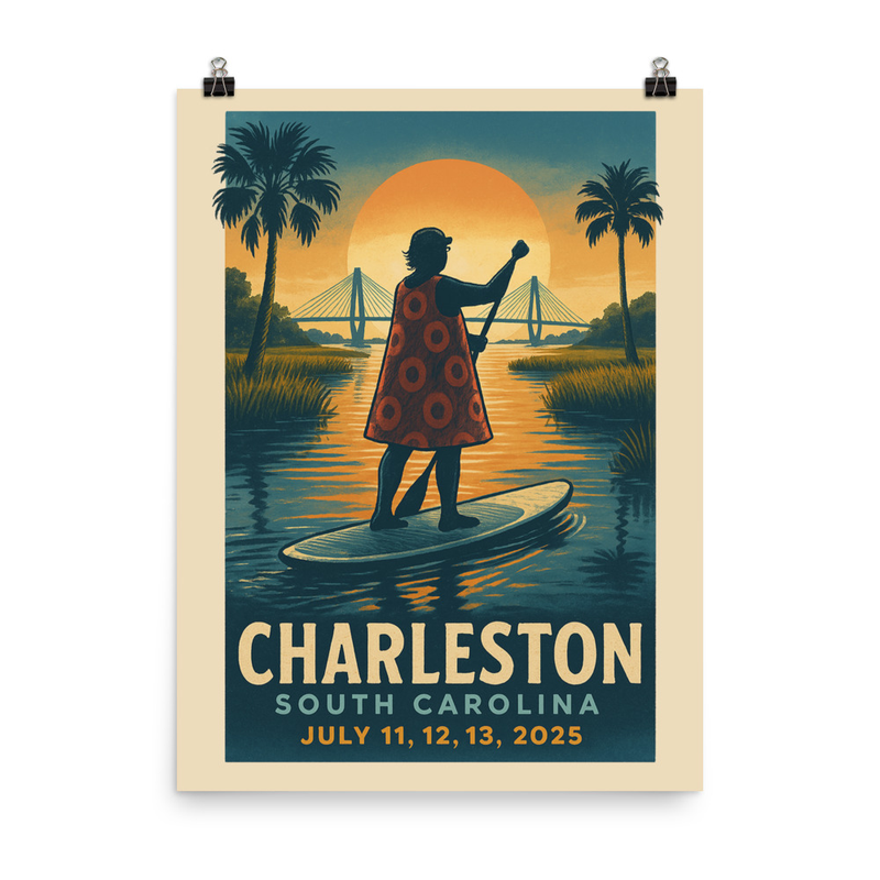 Phish Poster Summer Tour 2025 Charleston Lot Poster Phish Print