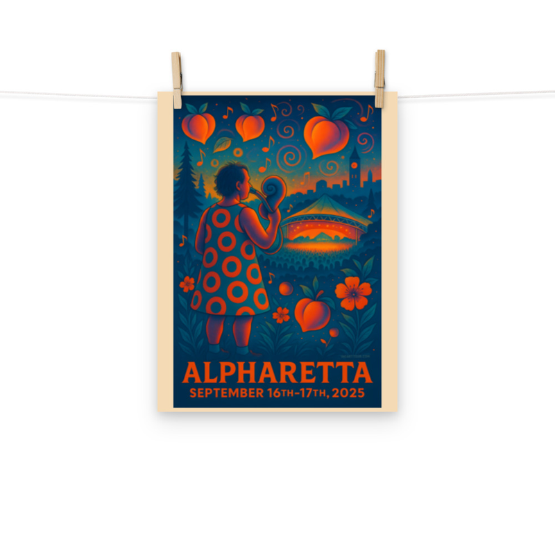 Phish Poster Summer Tour 2025 Alpharetta Lot Poster Phish Print