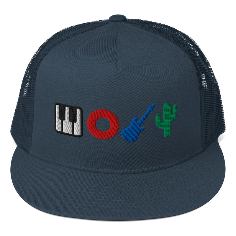 Phan Band Embroidered Foam Trucker Cap