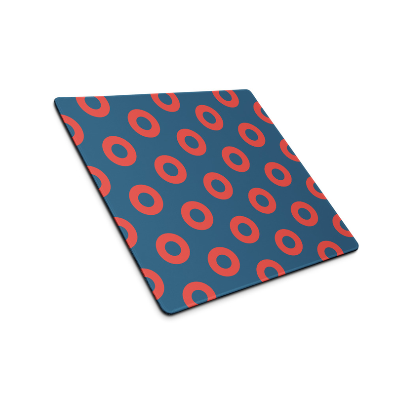 Red Circle Donut Gaming Mouse Pad -YEM