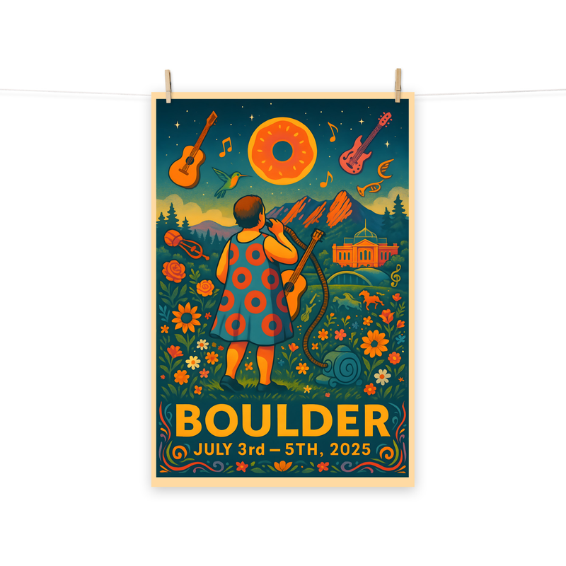 Phish Poster Summer Tour 2025 Boulder Lot Poster Phish Print