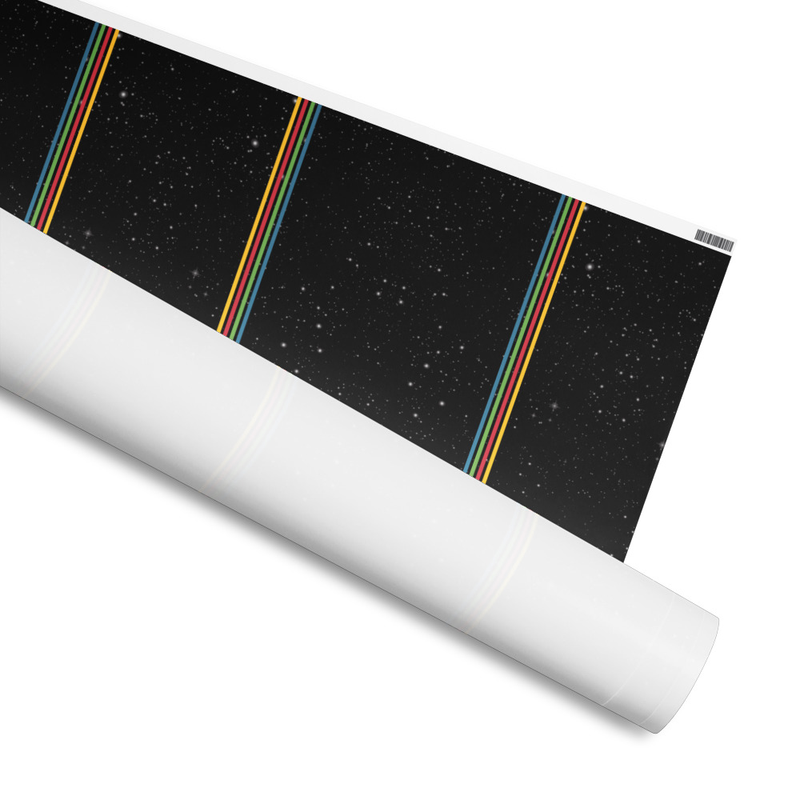 Rescue Squad Stripes Wrapping Paper Roll