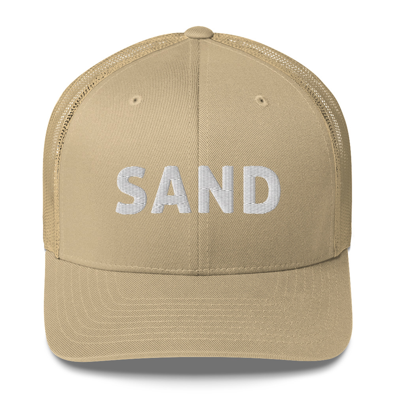 SAND Embroidered Trucker Cap Hat