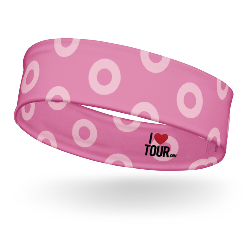 Headband Light Pink Donuts on Pink