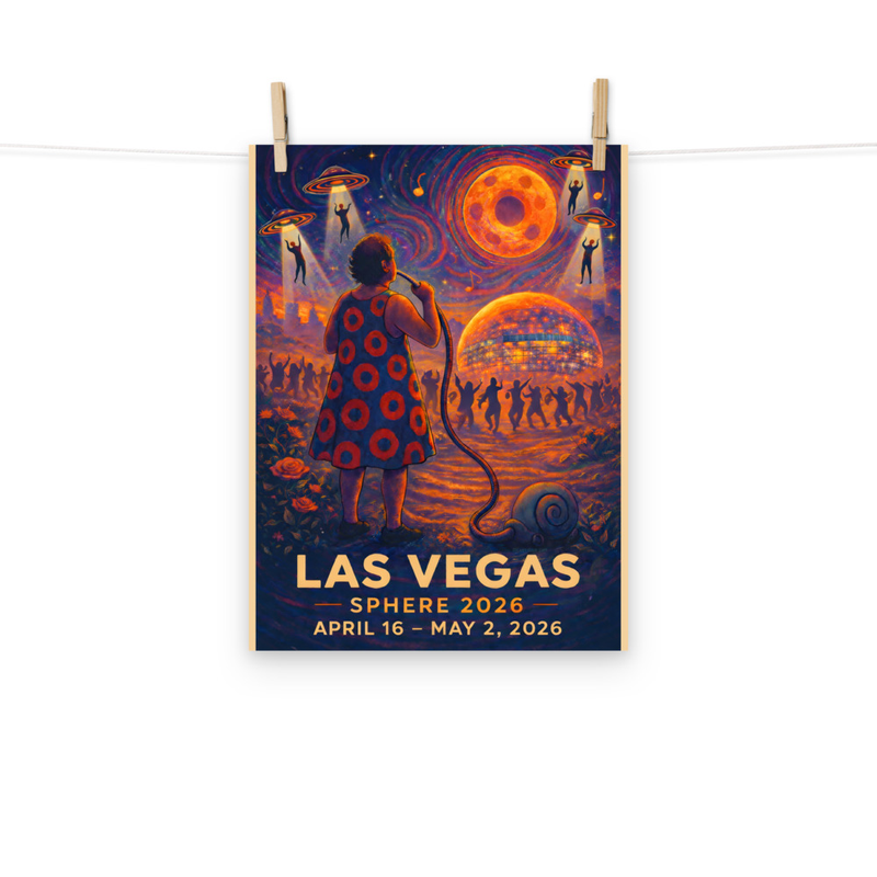 Phish Poster Spring Tour 2026 Sphere Lot Poster Phish Print