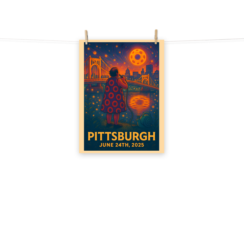 Phish Poster Summer Tour 2025 Pittsburgh Lot Poster Phish Print