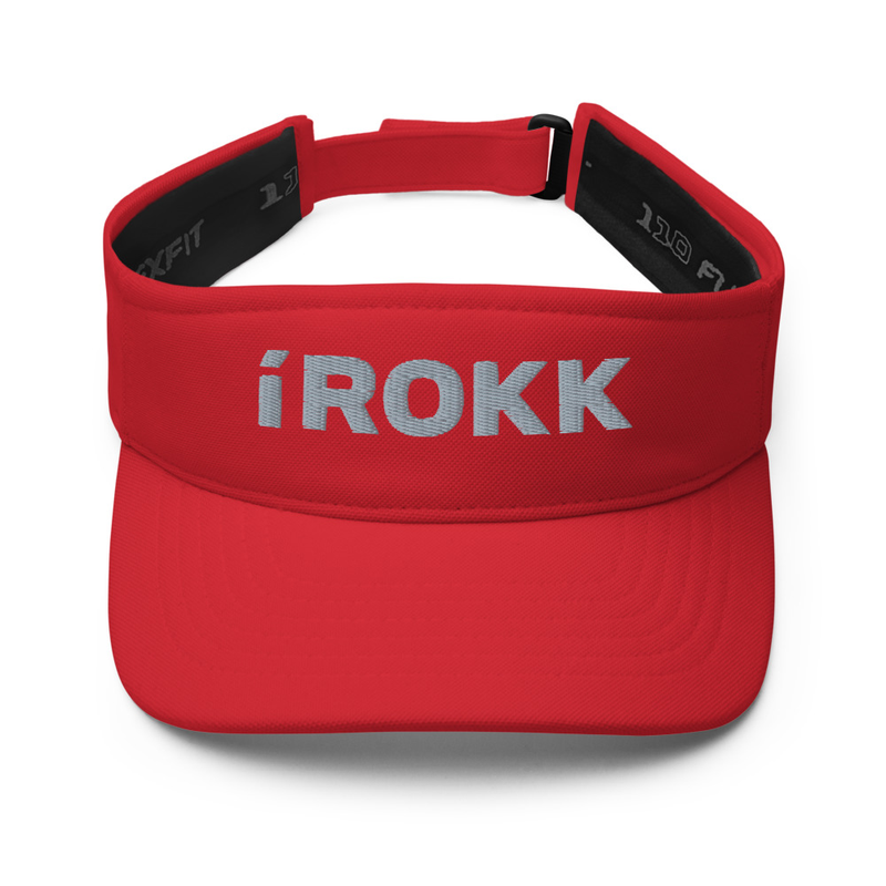 í Rokk Embroidered Flexfit Visor
