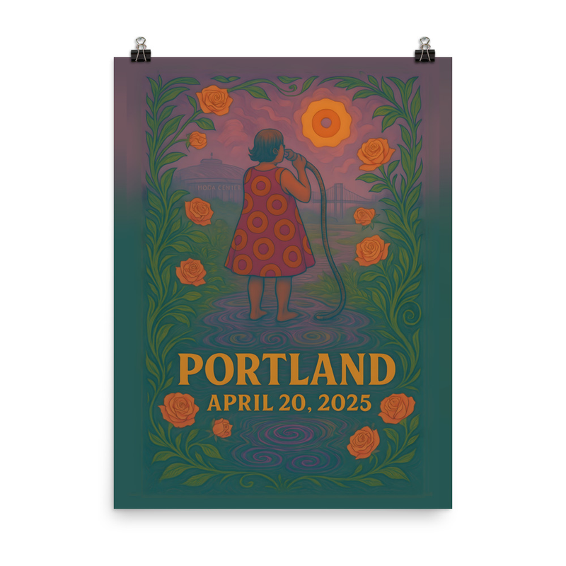 Phish Poster Spring Tour 2025 Portland Lot Poster Phish Print