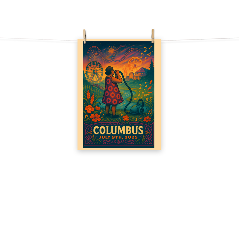 Phish Poster Summer Tour 2025 Columbus Lot Poster Phish Print