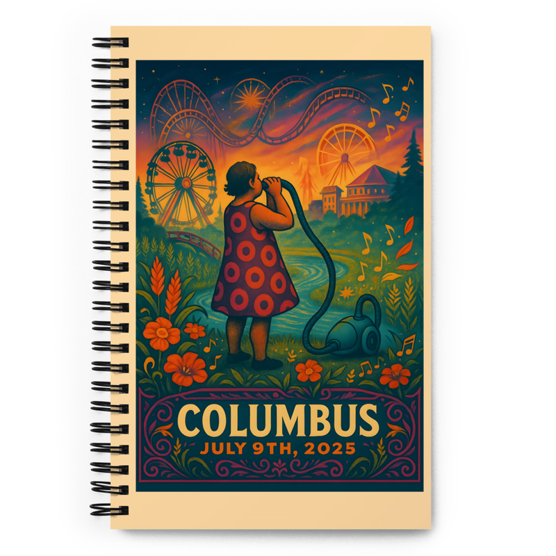 Phish Notebook Summer Tour 2025 Columbus Notebook Phish Print