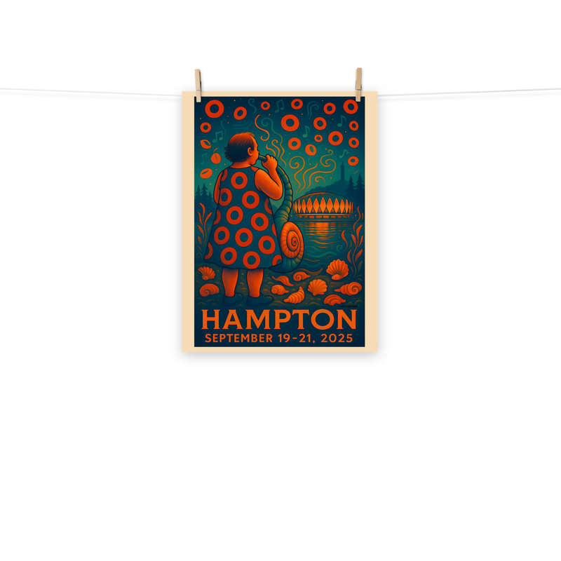 Phish Poster Summer Tour 2025 Hampton Lot Poster Phish Print