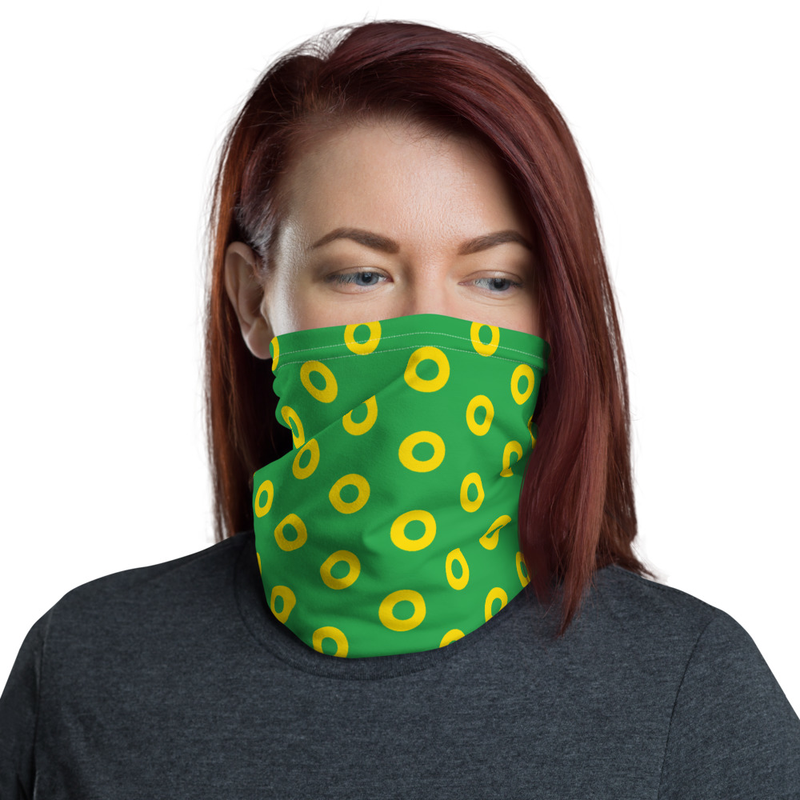 Fishman Donut Face Mask Coverlet,Neck Gaiter, Phish Donut Face Mask, Face Mask Cover, Coverlet, Phish Face Mask, Phish Face Mask Cover LEMSG