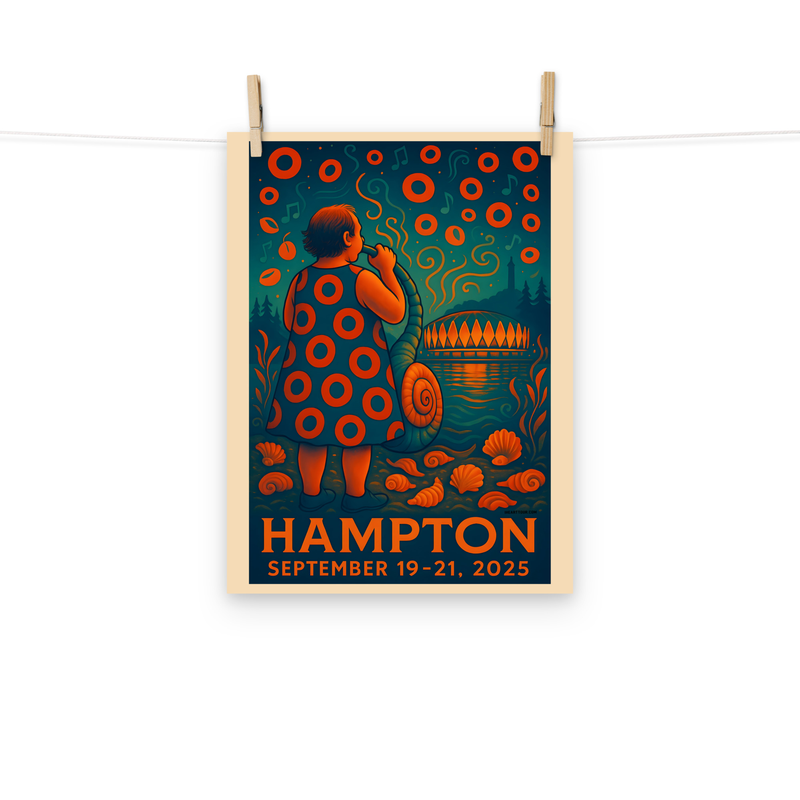 Phish Poster Summer Tour 2025 Hampton Lot Poster Phish Print