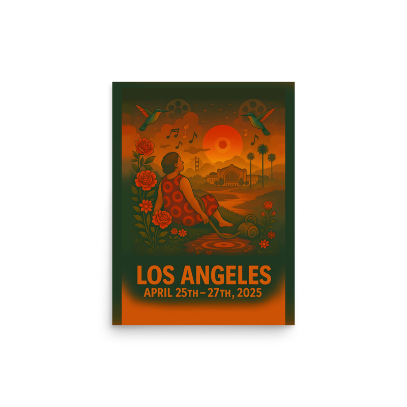 Phish Poster Spring Tour 2025 Los Angeles Lot Poster Phish Print