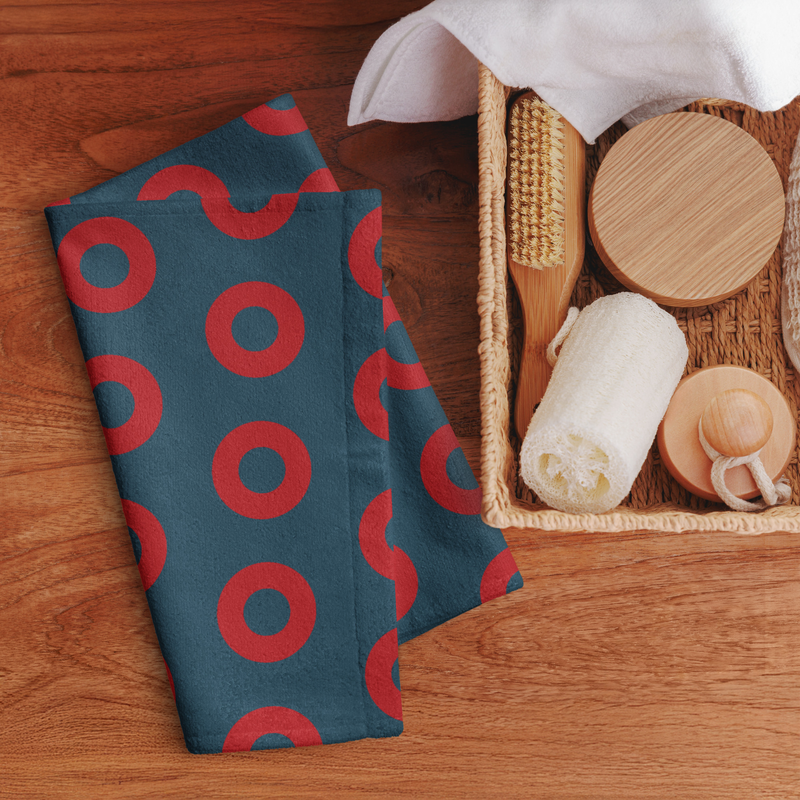 Phish Donut Hand towel