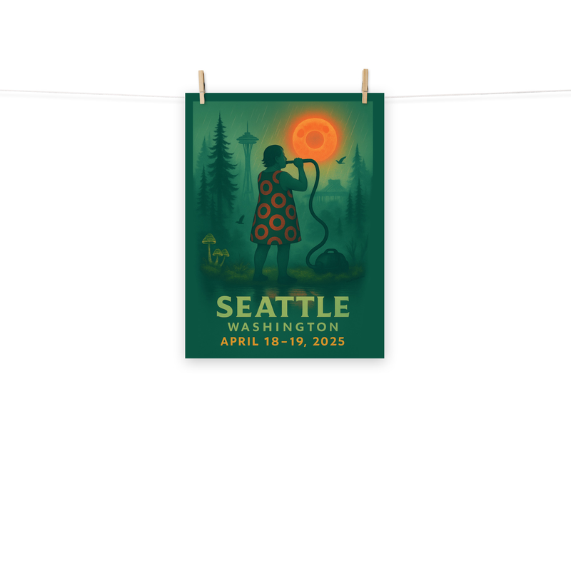 Phish Poster Spring Tour 2025 Seattle Washington Lot Poster Phish Print