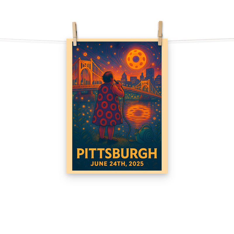 Phish Poster Summer Tour 2025 Pittsburgh Lot Poster Phish Print