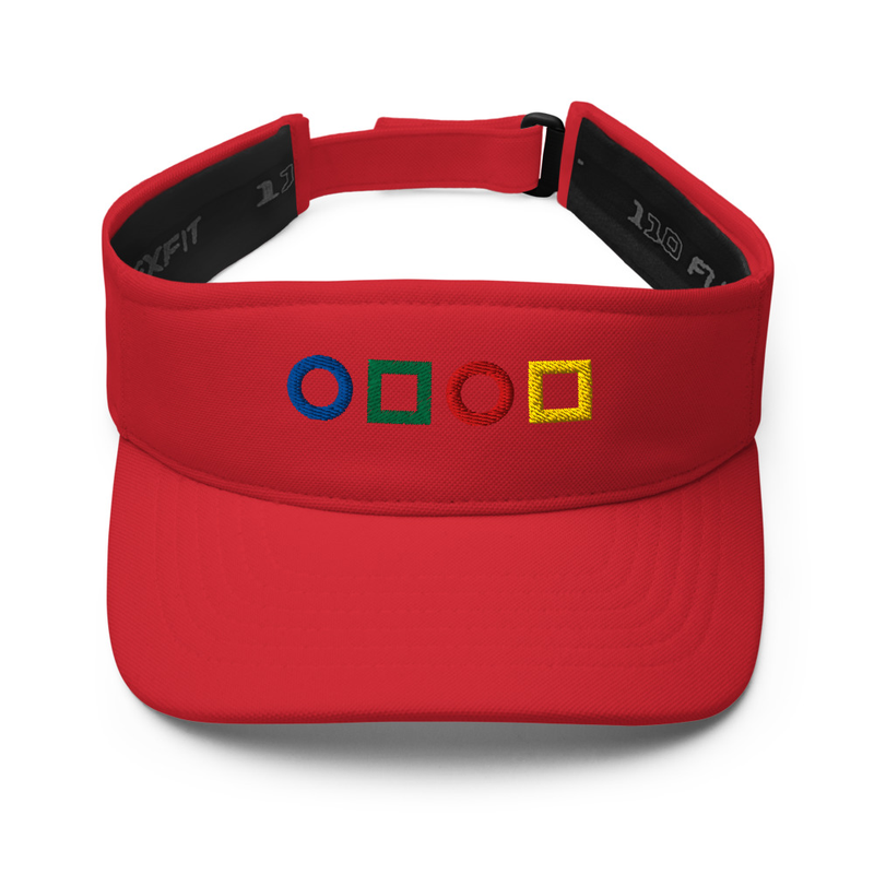 Get More Down Embroidered Flexfit Visor
