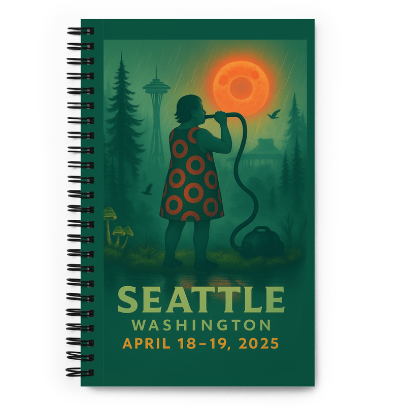 Phish Notebook Summer Tour 2025 Seattle Lot Notebook Phish Print
