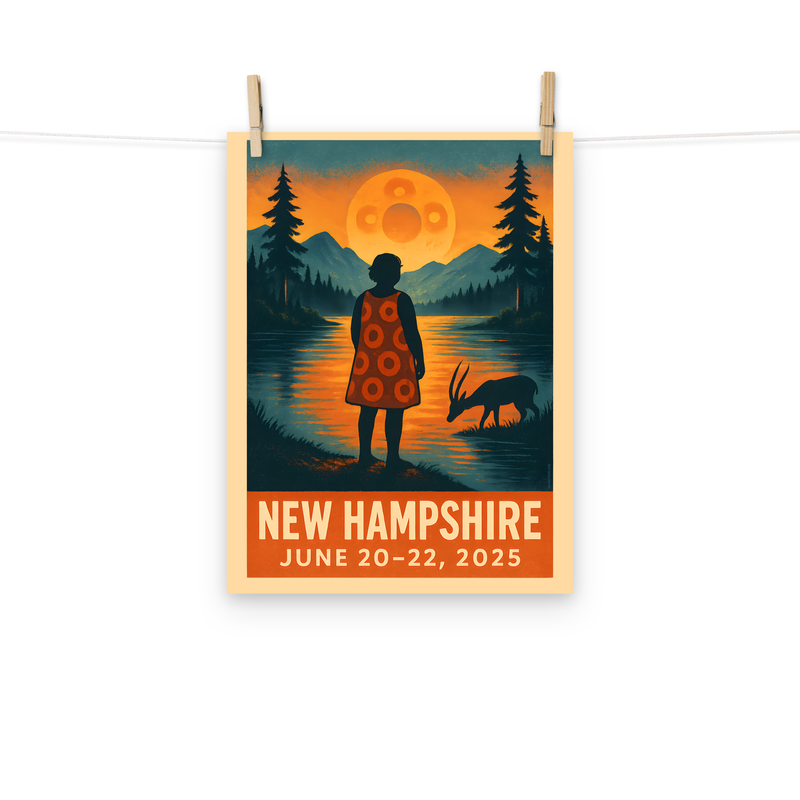Phish Poster Summer Tour 2025 New Hampshire Lot Poster Phish Print
