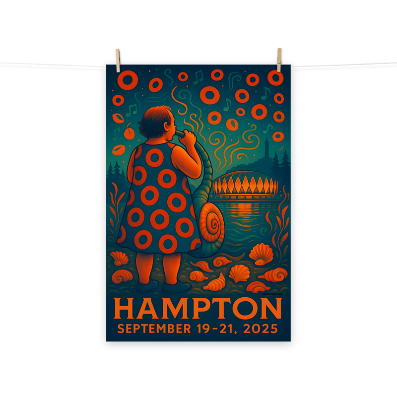Phish Poster Summer Tour 2025 Hampton Lot Poster Phish Print