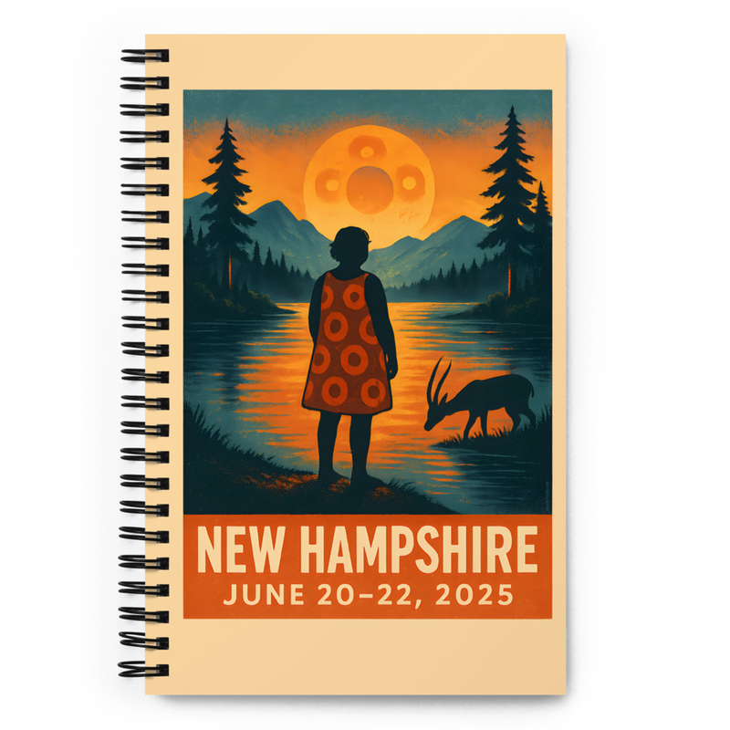 Phish Notebook Summer Tour 2025 New Hampshire Lot Notebook Phish Print