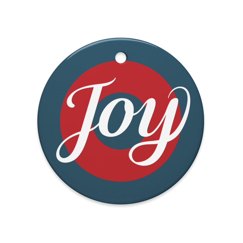 Joy Ceramic ornament