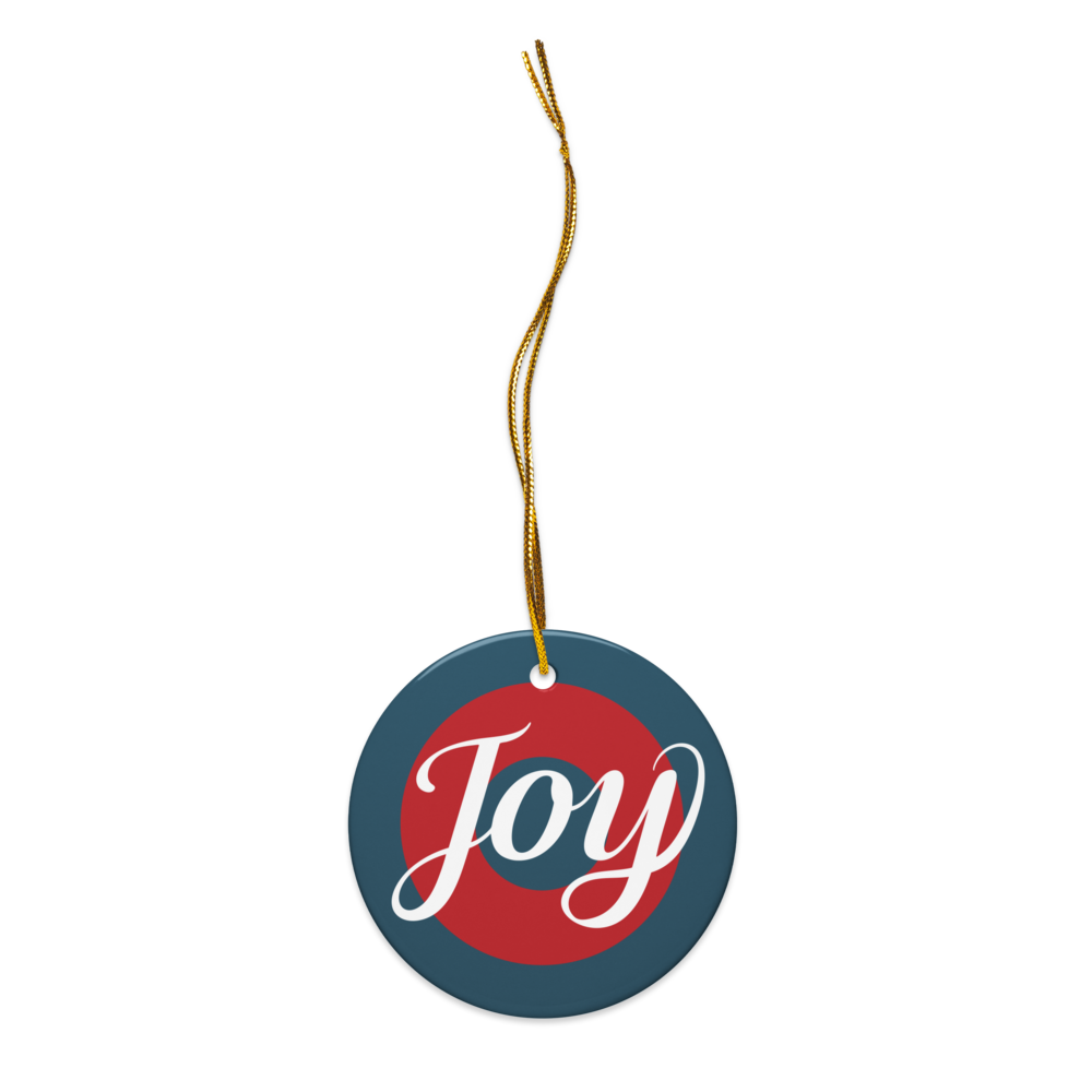 Joy Ceramic ornament