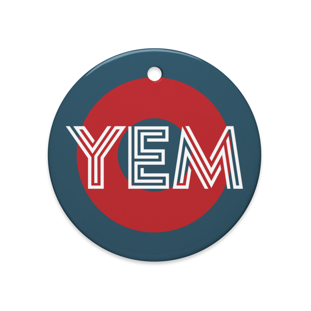 YEM Ceramic ornament