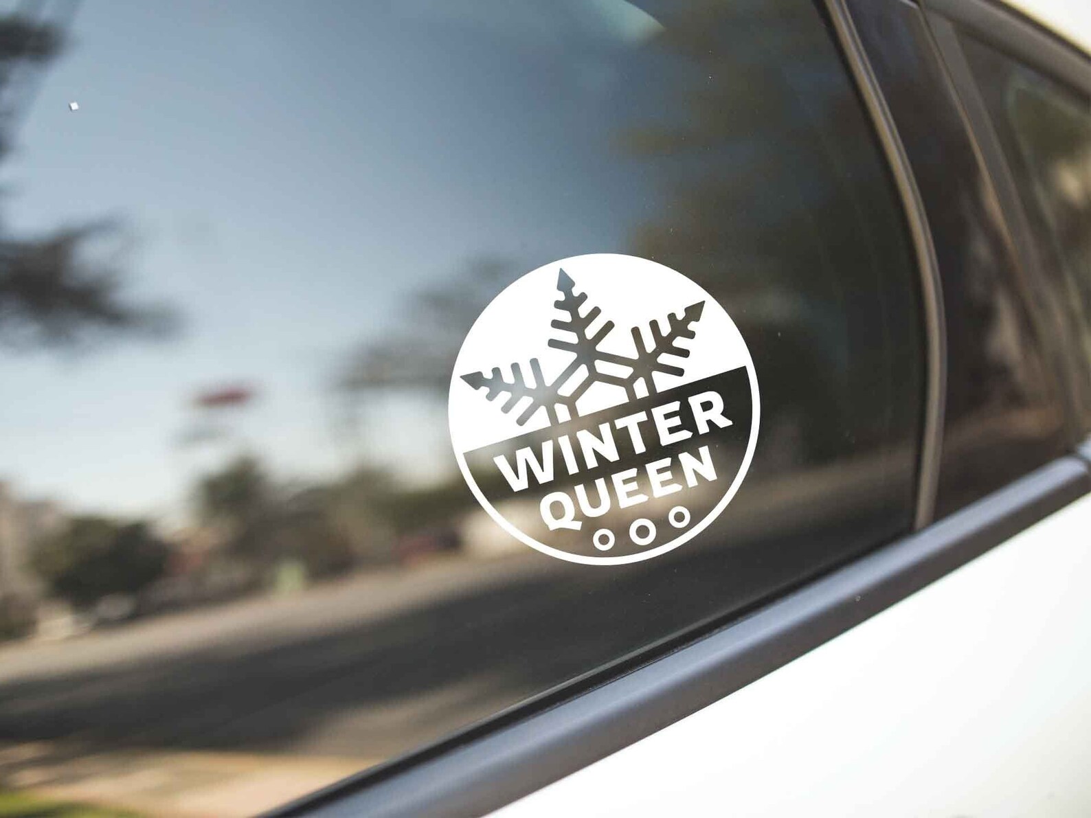 Winter Queen Vinyl Sticker Decal