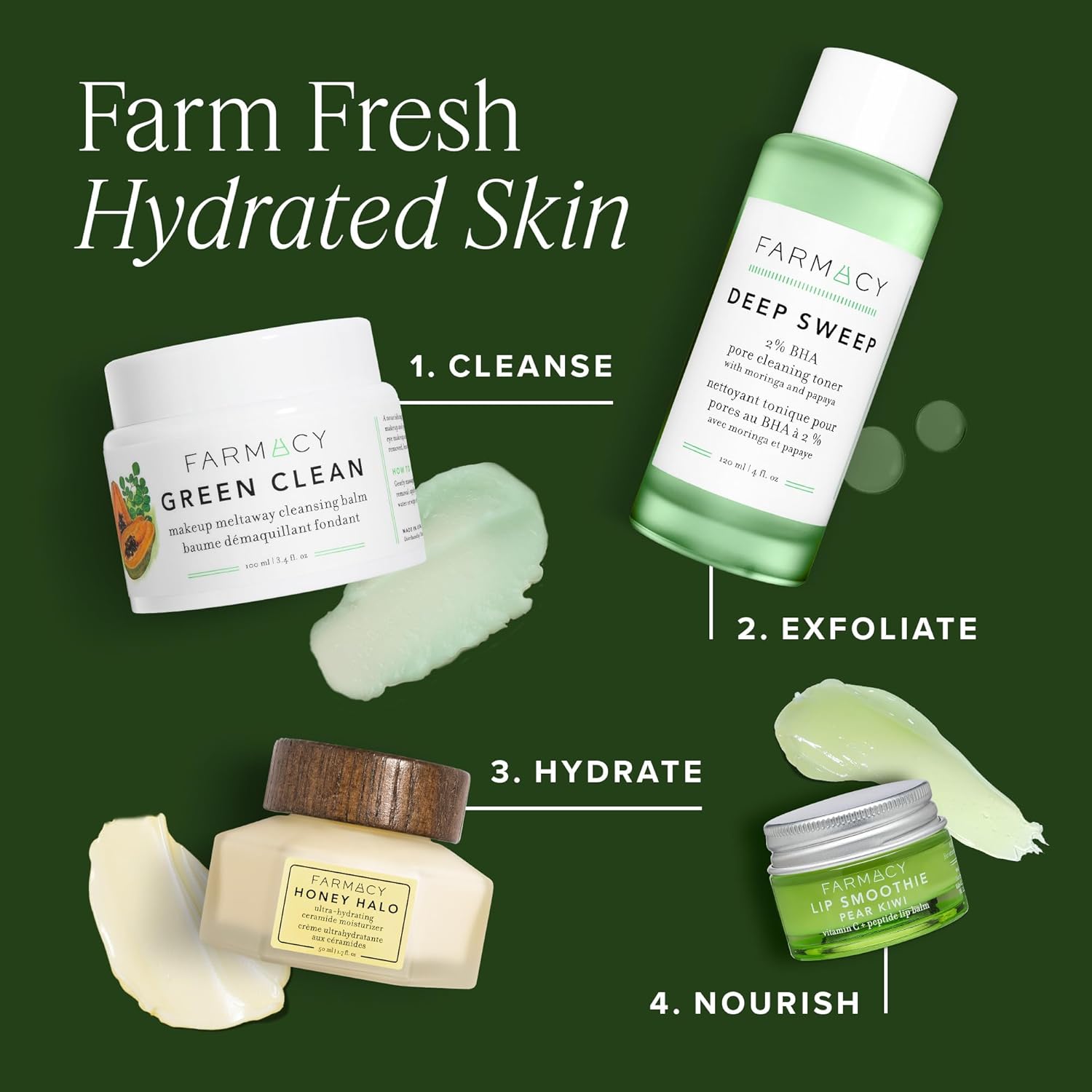 Farmacy Makeup Remover Cleansing Balm - Green Clean Waterproof Makeup Remover + Oil Based Cleanser