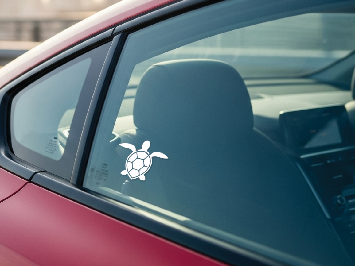 Turtle Vinyl Decal Sticker: Car, Window, Laptop