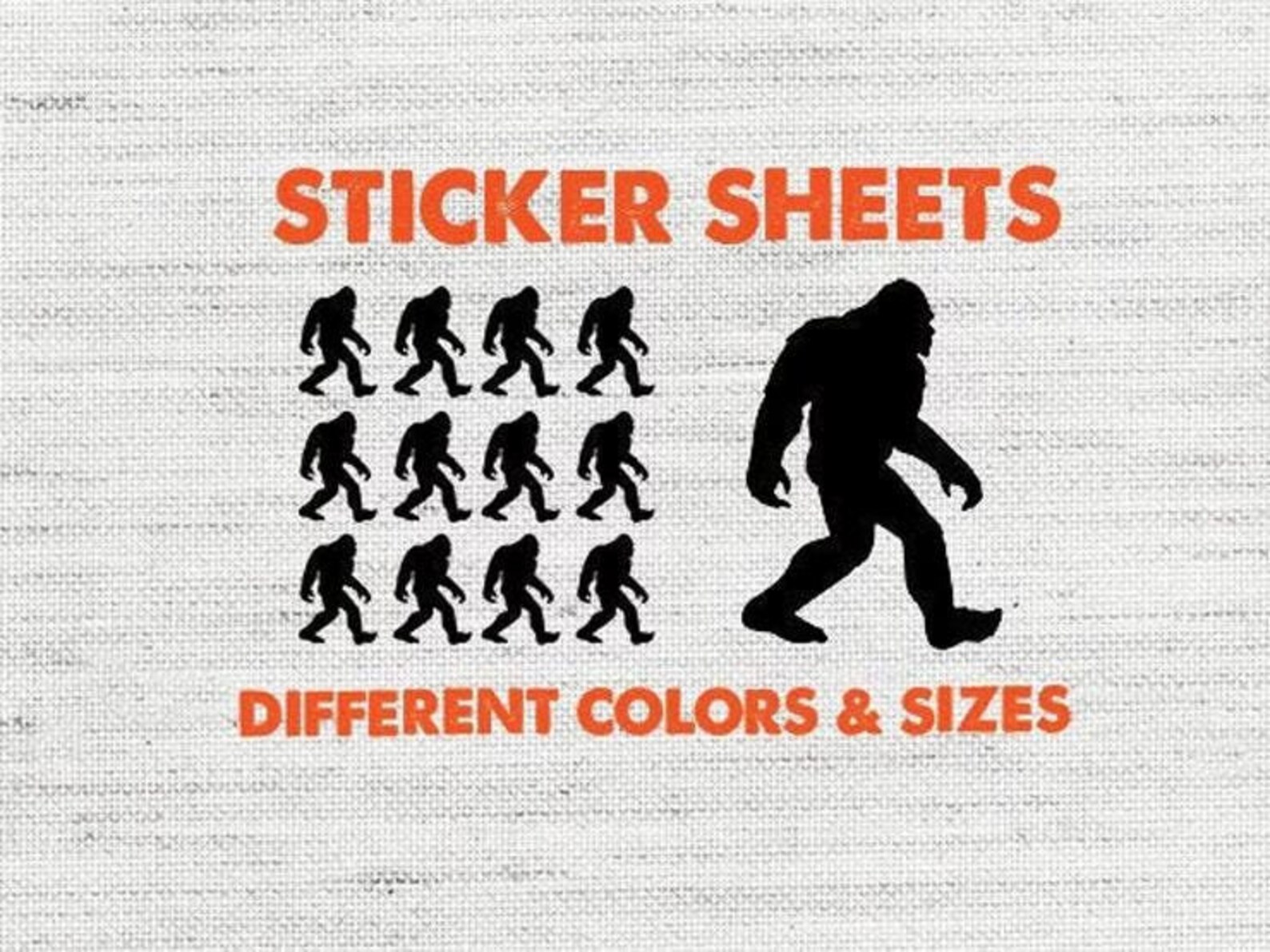 Big Foot Ducky Sticker Sheet 