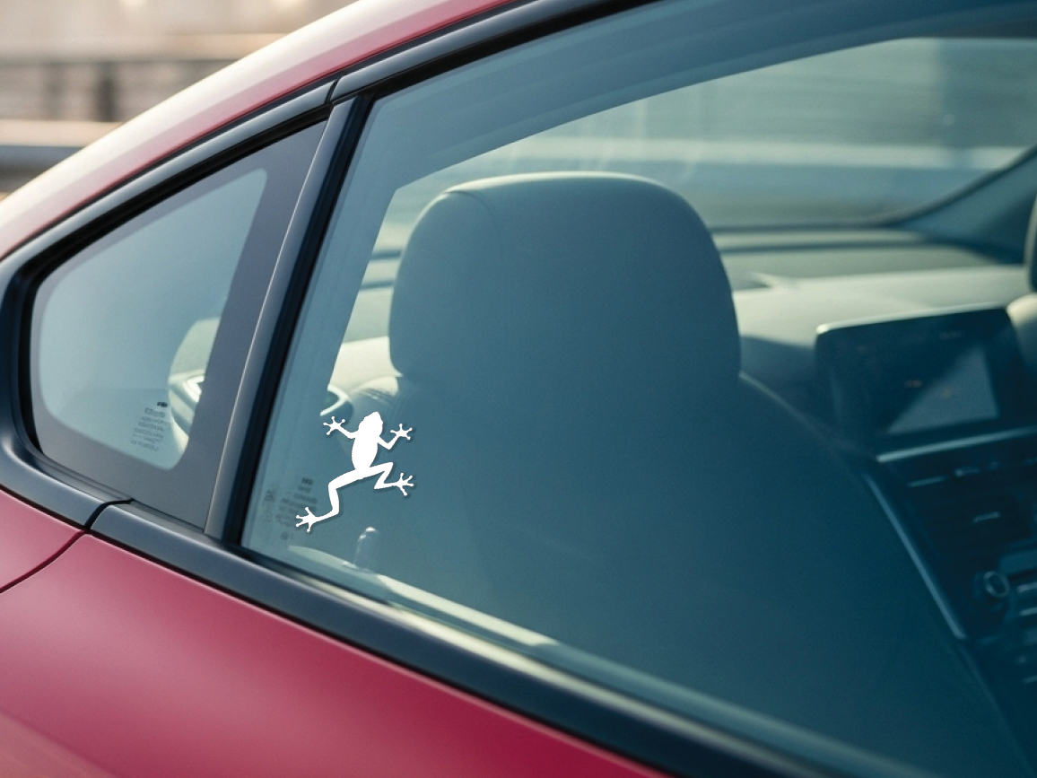 Frog Vinyl Decal Sticker: Car, Window, Laptop