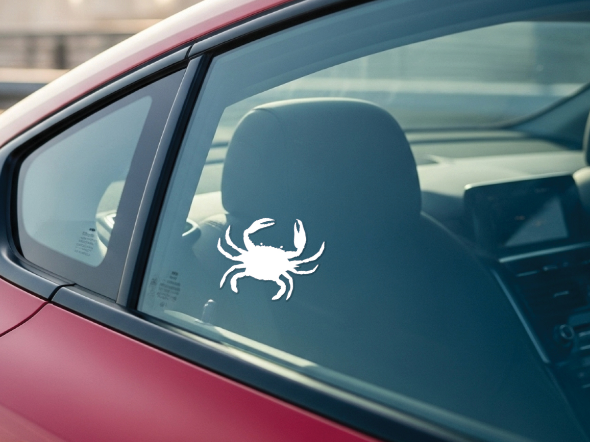 Crab Vinyl Sticker Decal