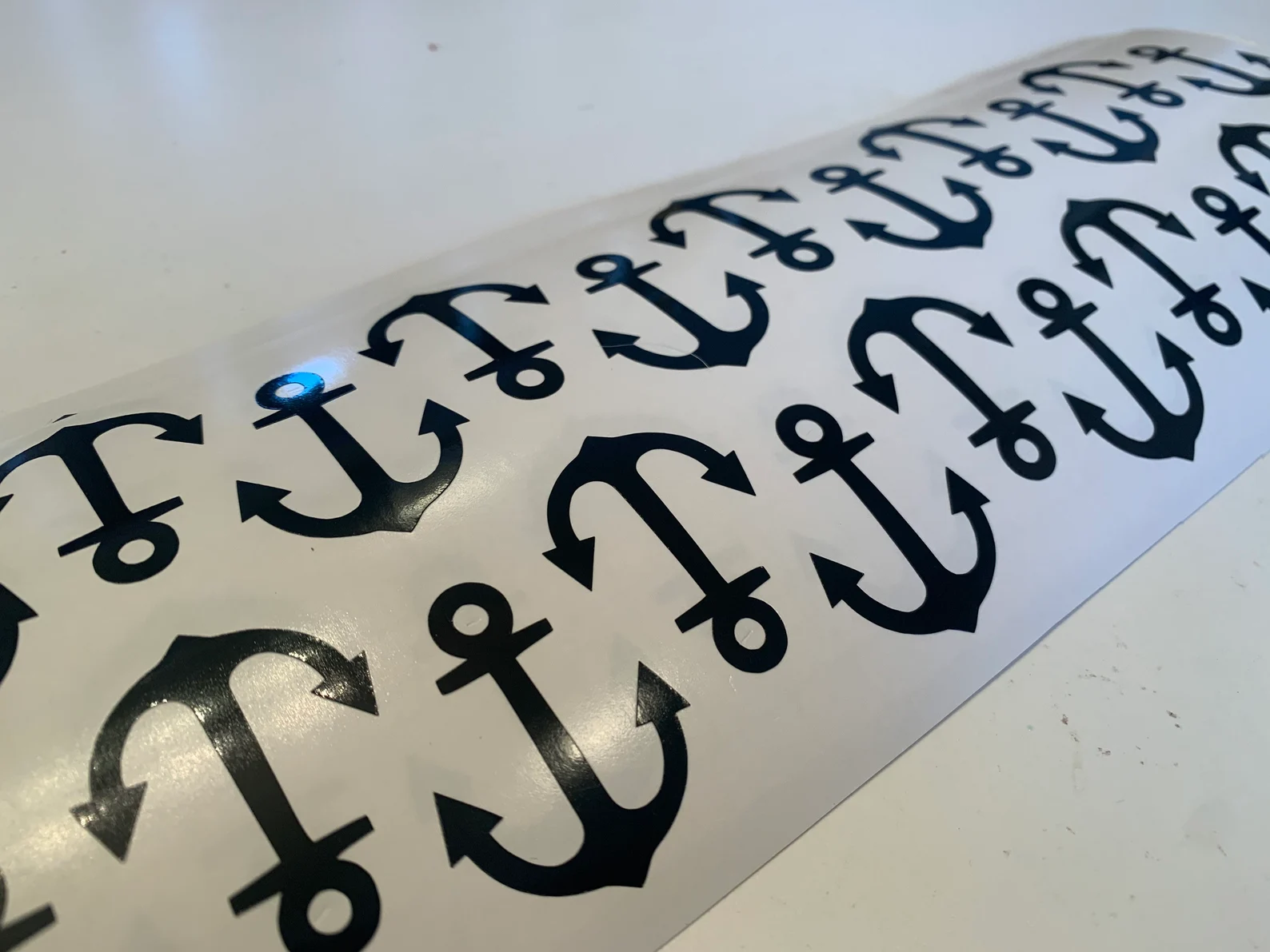 Anchor Tan Line Sticker