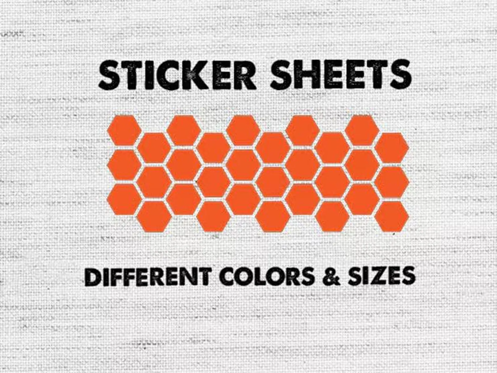 Honeycomb Sticker Sheet