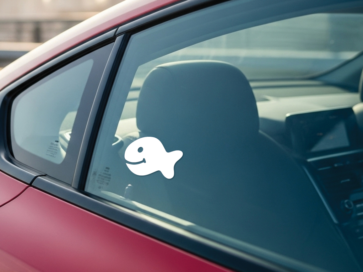 Goldfish Vinyl Decal Sticker: Car, Window, Laptop