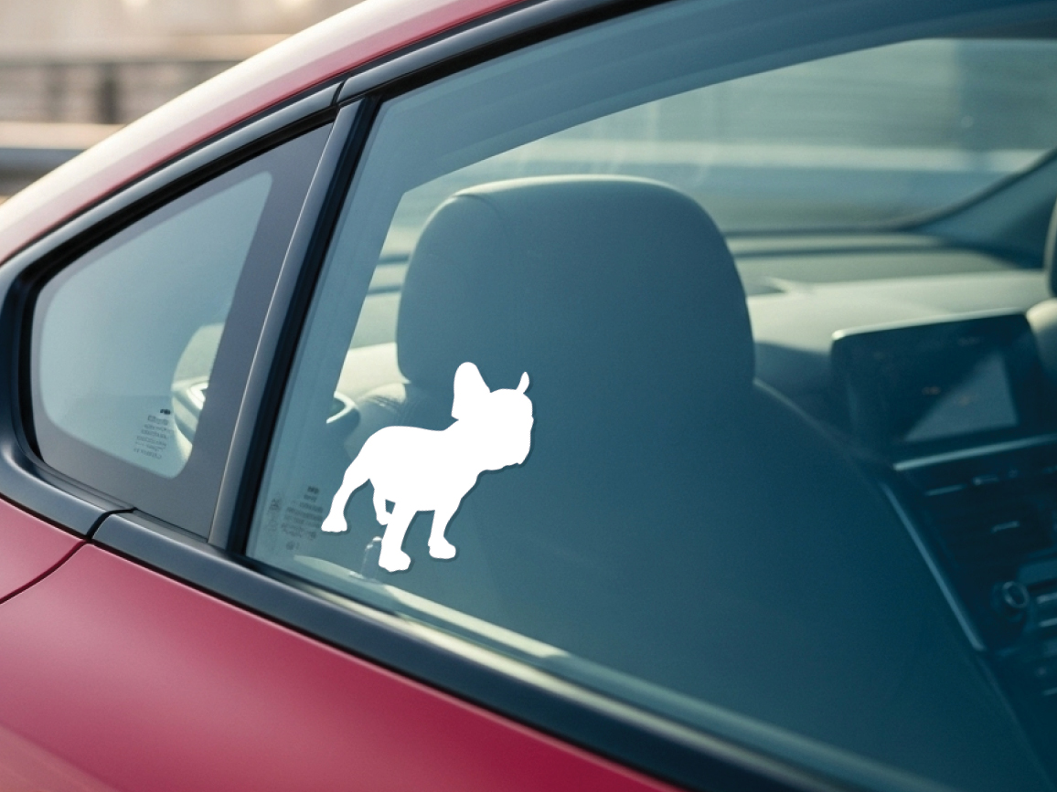French Bull Dog Vinyl Sticker Decal