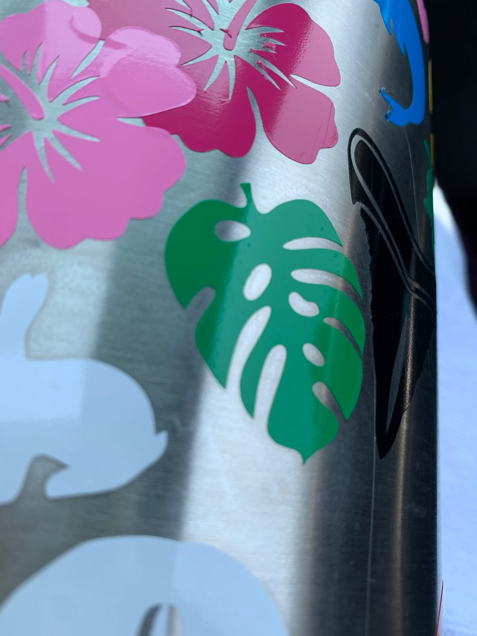 Monstera Tan Line Sticker