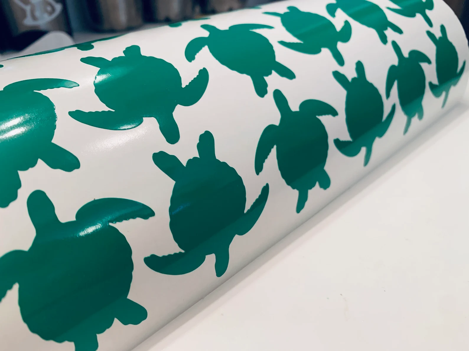 Sea Turtle Tan Line Sticker