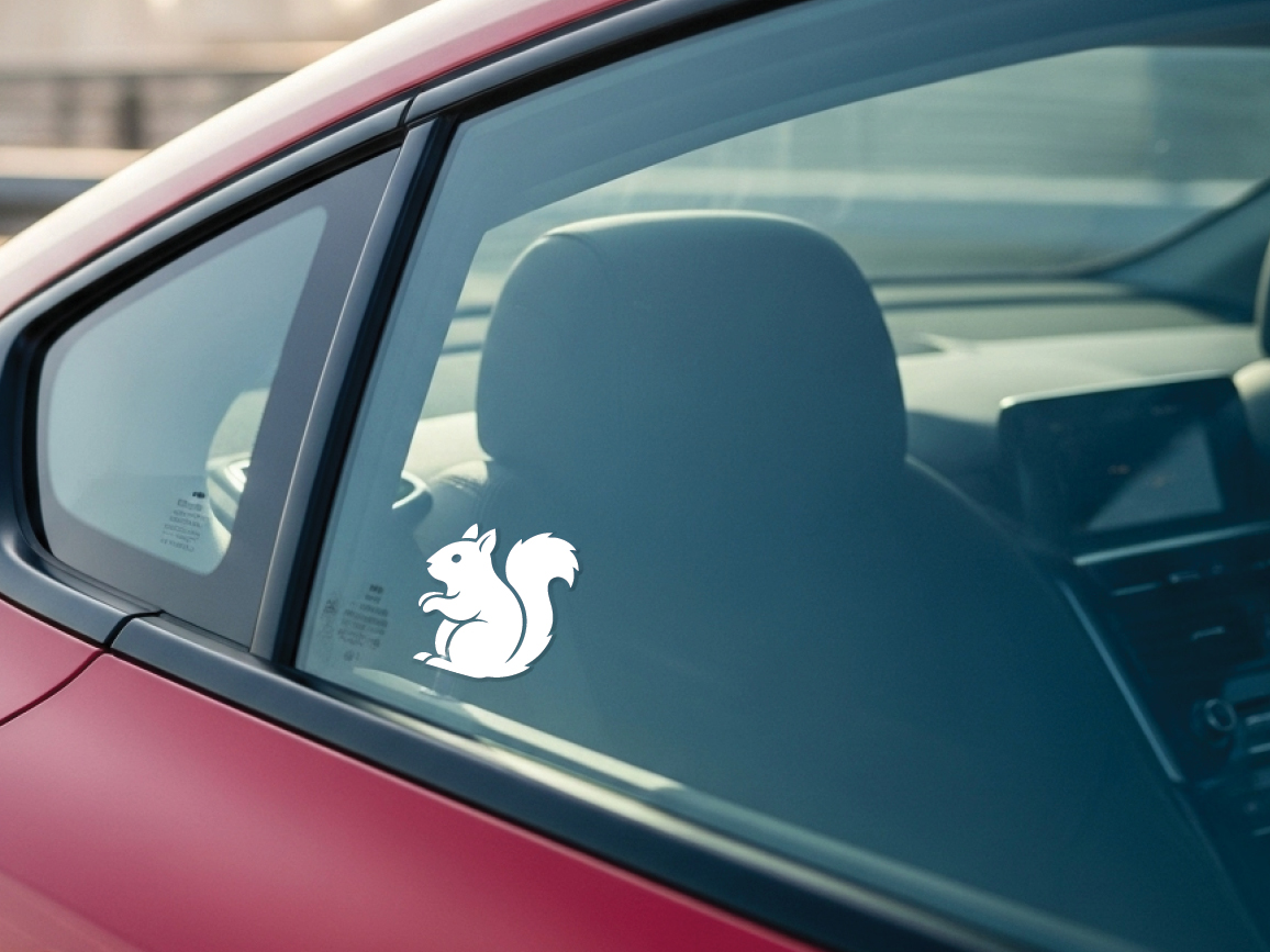 Squirrel Vinyl Sticker Decal