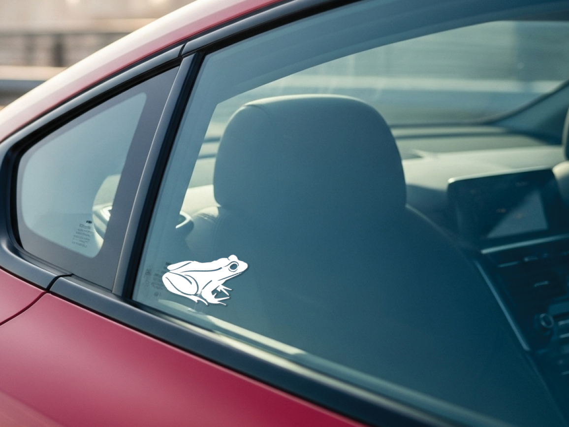 Frog Vinyl Decal Sticker: Car, Window, Laptop