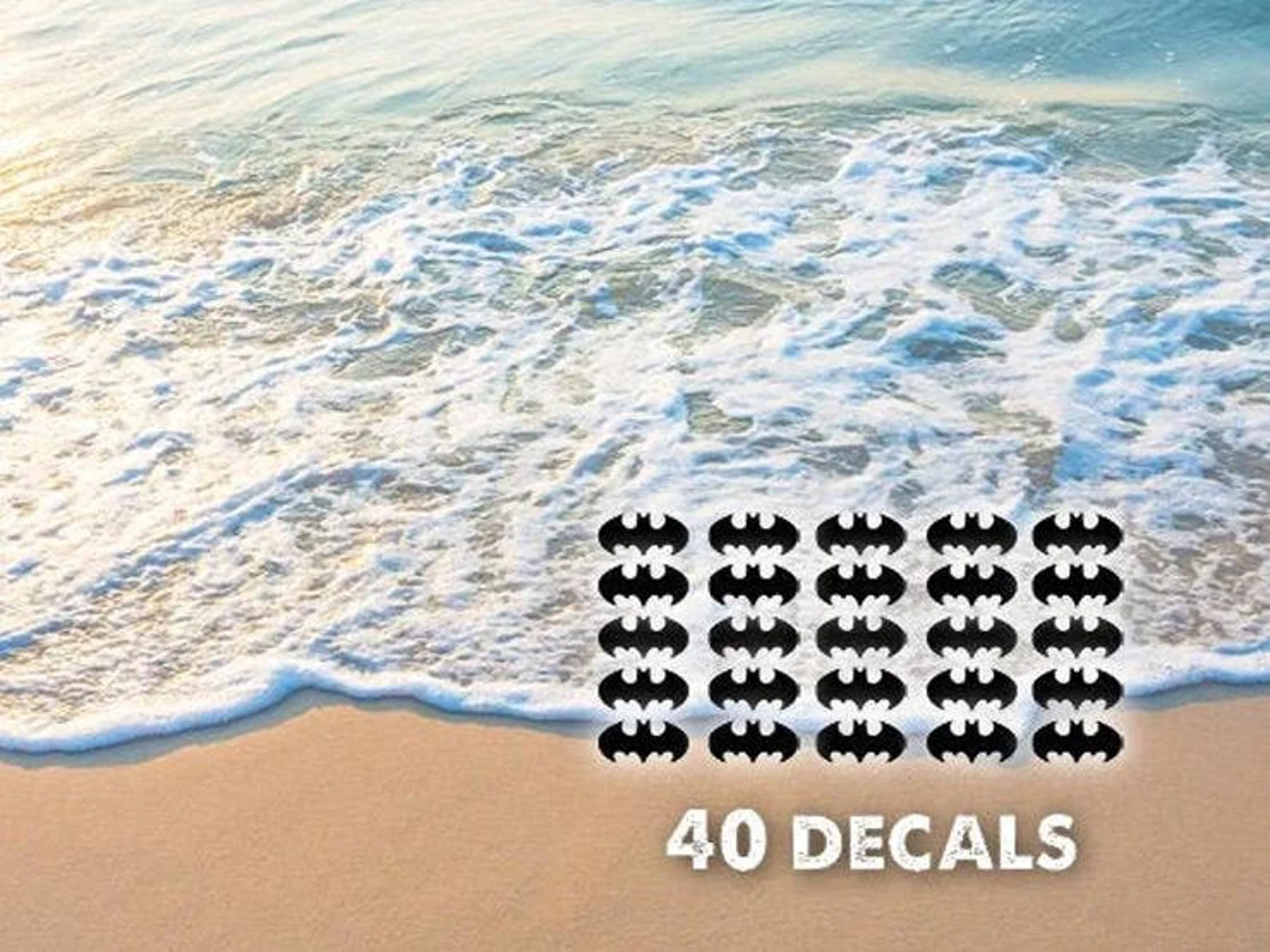 Bat Tan Line Sticker