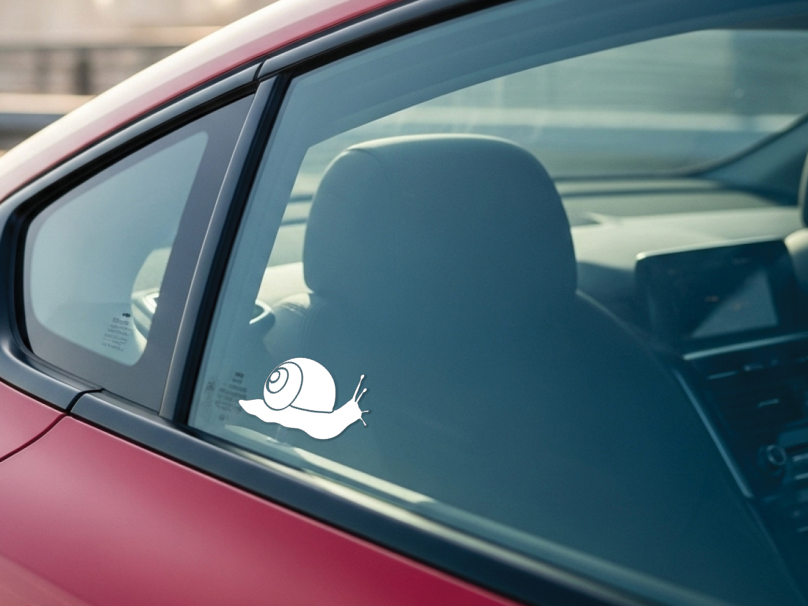 Snail Vinyl Decal Sticker: Car, Window, Laptop
