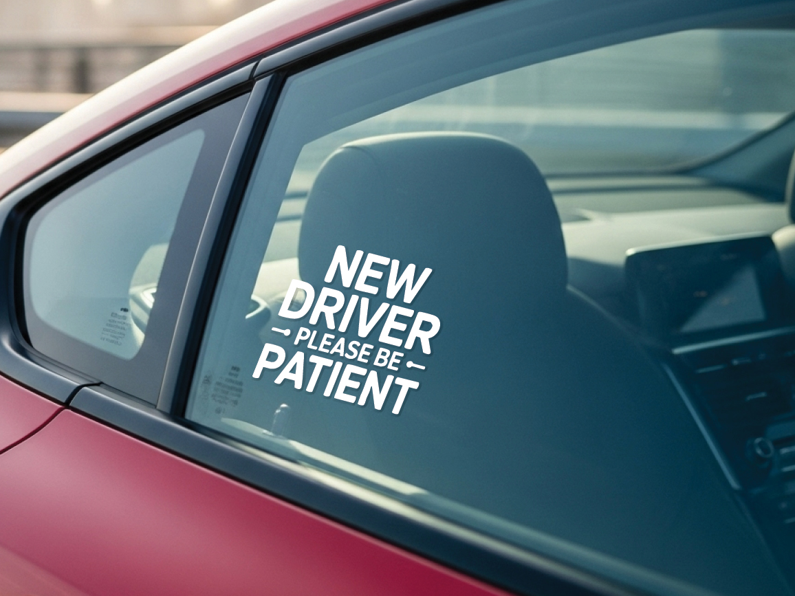 New Driver Sticker Decal